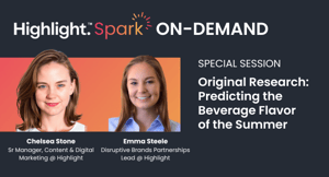Highlight Spark 2025: Predicting the beverage flavor of the summer
