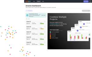Multi-project dashboard hero image