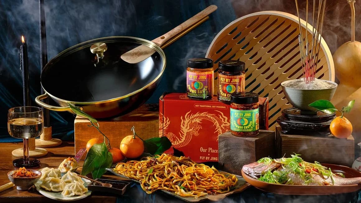 Our Place Fly By Jing Lunar New Year gift set collab