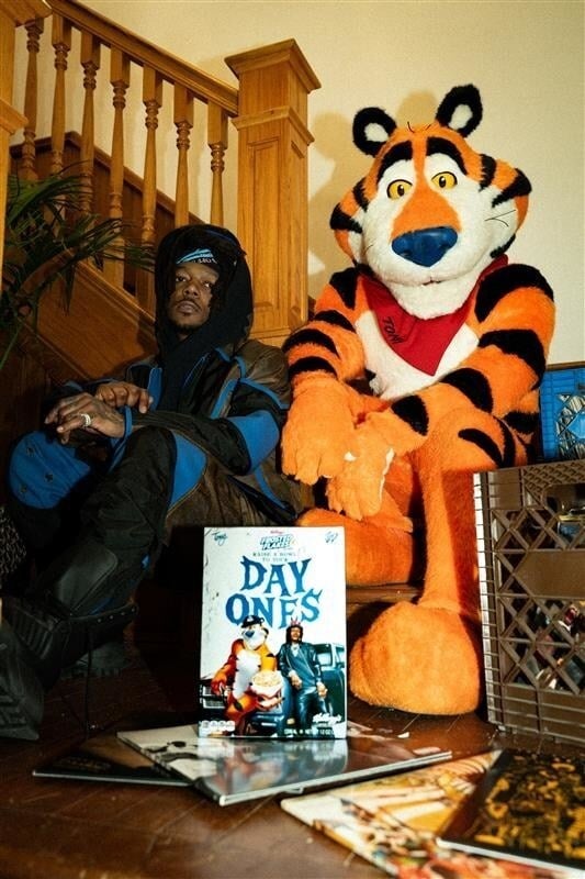 Kellogg's Frosted Flakes x J.I.D limited-edition cereal box